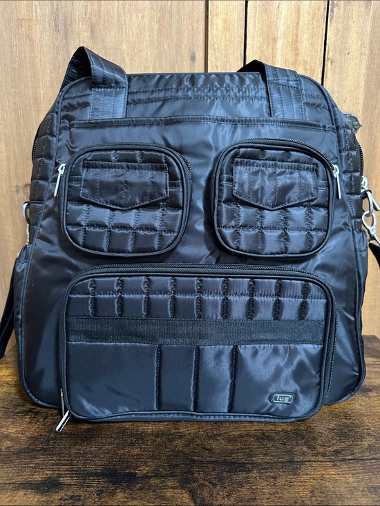 lug Handbags - lug Black Puddle Jumper Quilted Travel Tote
